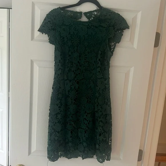 Lulus | Dresses | Lulus Dark Green Short Sleeve Dress | Poshmark